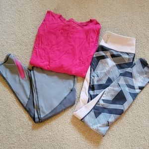 Zella girl leggings - 2 pair